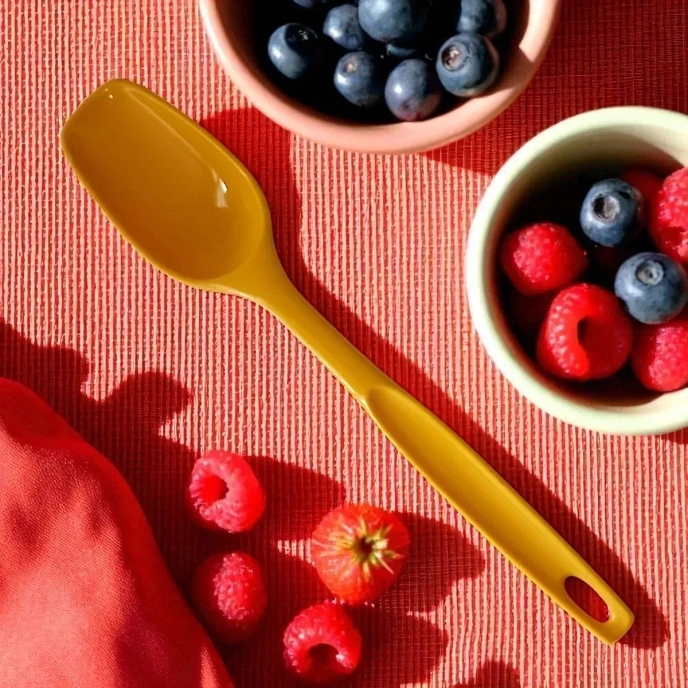 Vintage Foley Spoon Nylon‎ Cooking Serving Utensil Bright Golden Yellow Retro